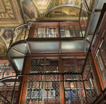 Interior of the Morgan Library in New York
